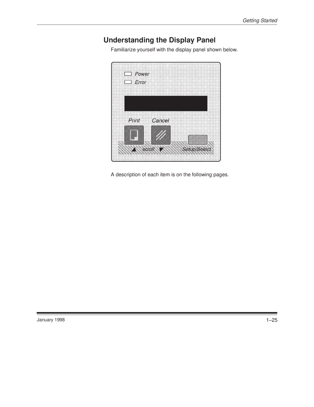 Kodak 8657 manual Understanding the Display Panel 