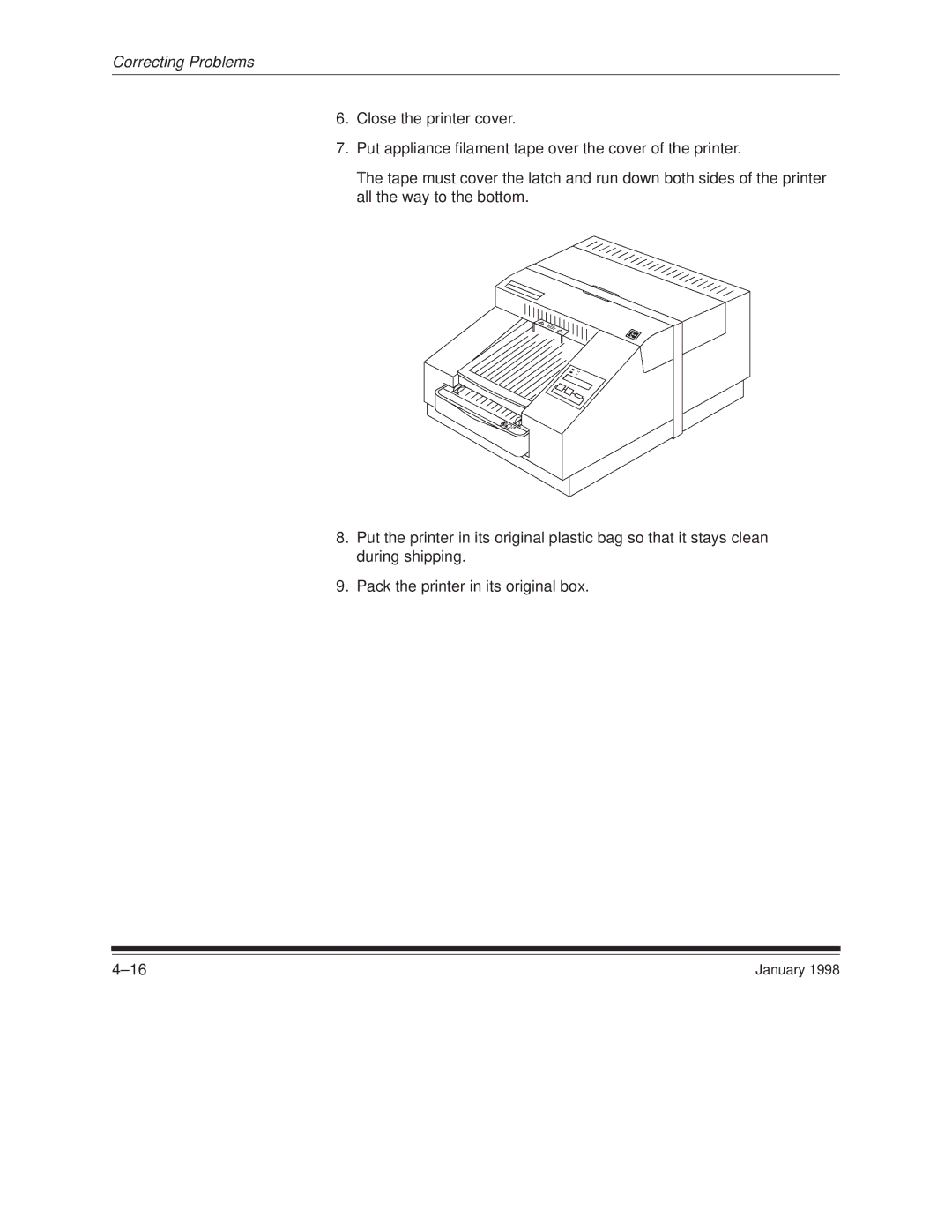 Kodak 8657 manual Correcting Problems 