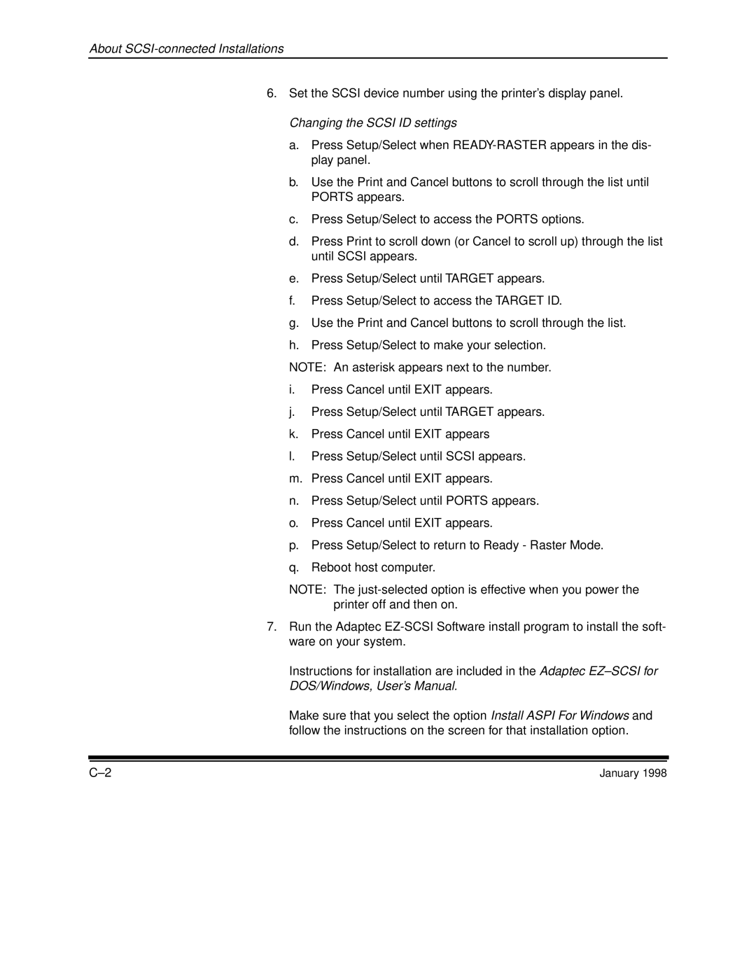 Kodak 8657 manual About SCSI-connected Installations 