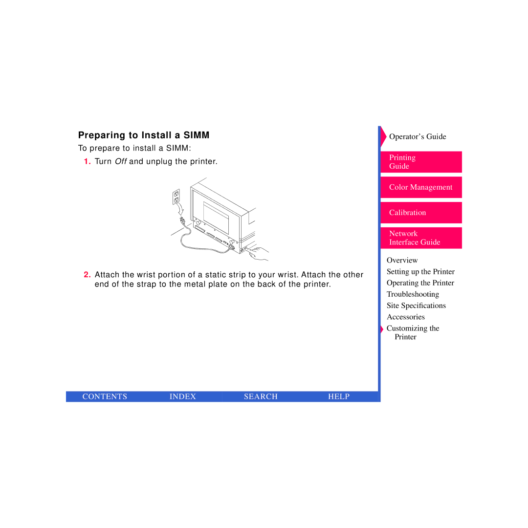 Kodak 8670 PS specifications Preparing to Install a Simm 