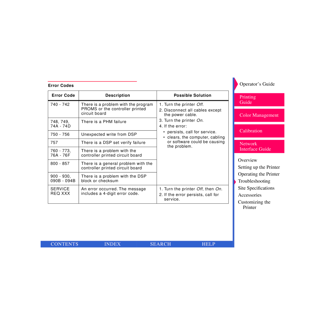 Kodak 8670 PS specifications Service 