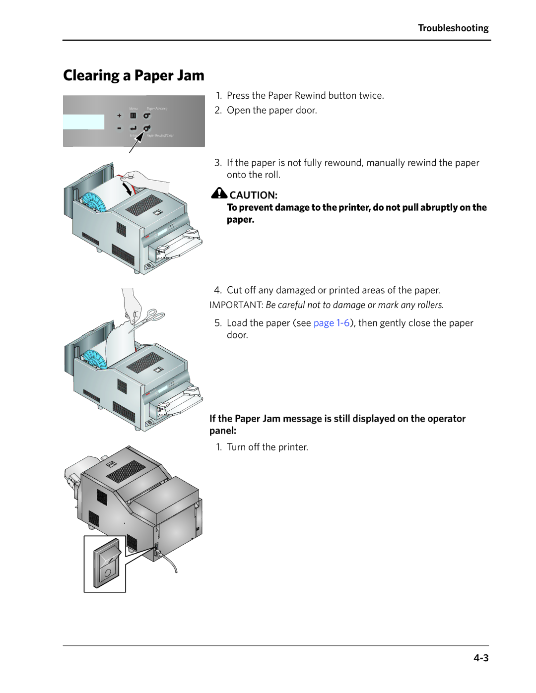 Kodak 8810 manual Clearing a Paper Jam 