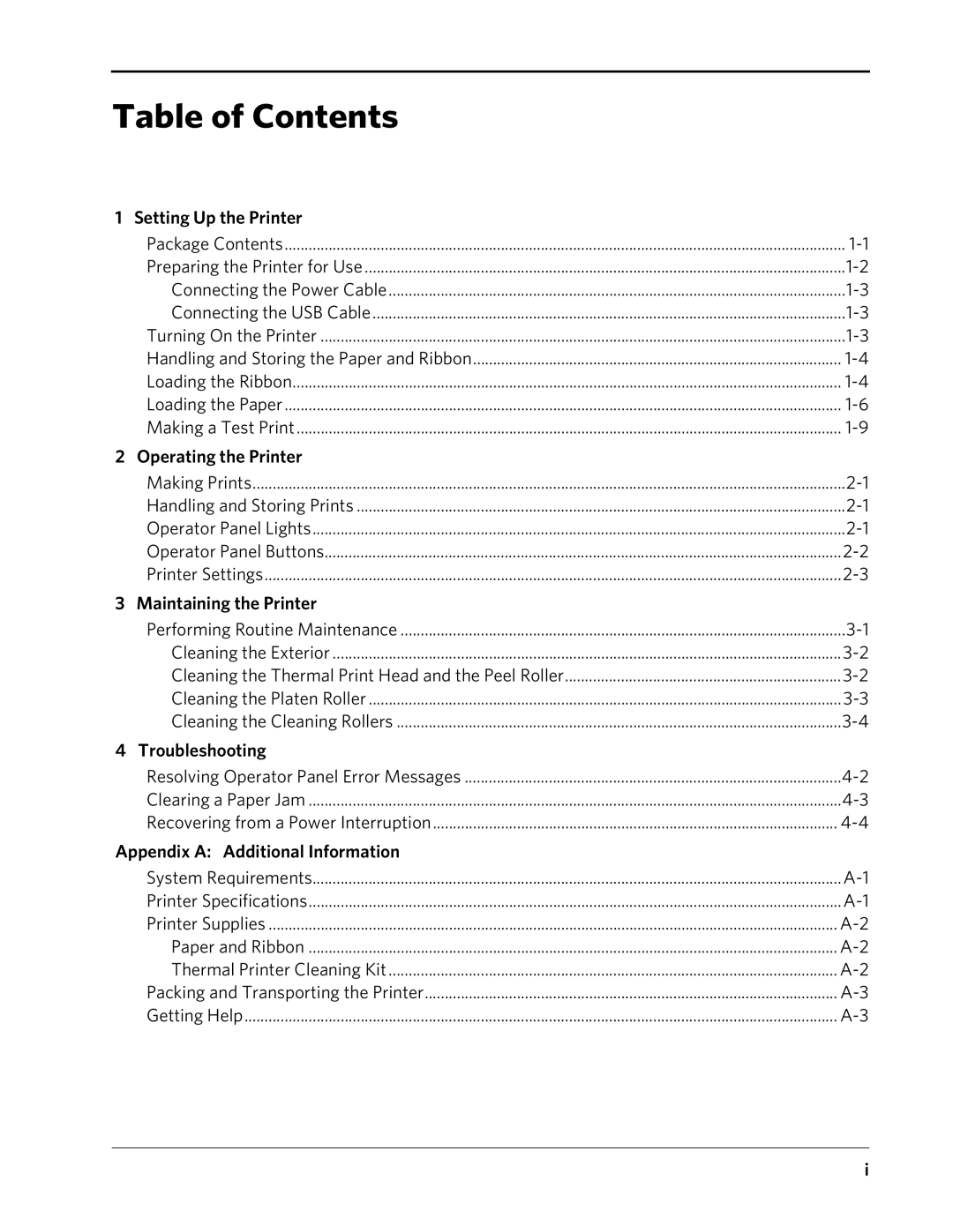 Kodak 8810 manual Table of Contents 