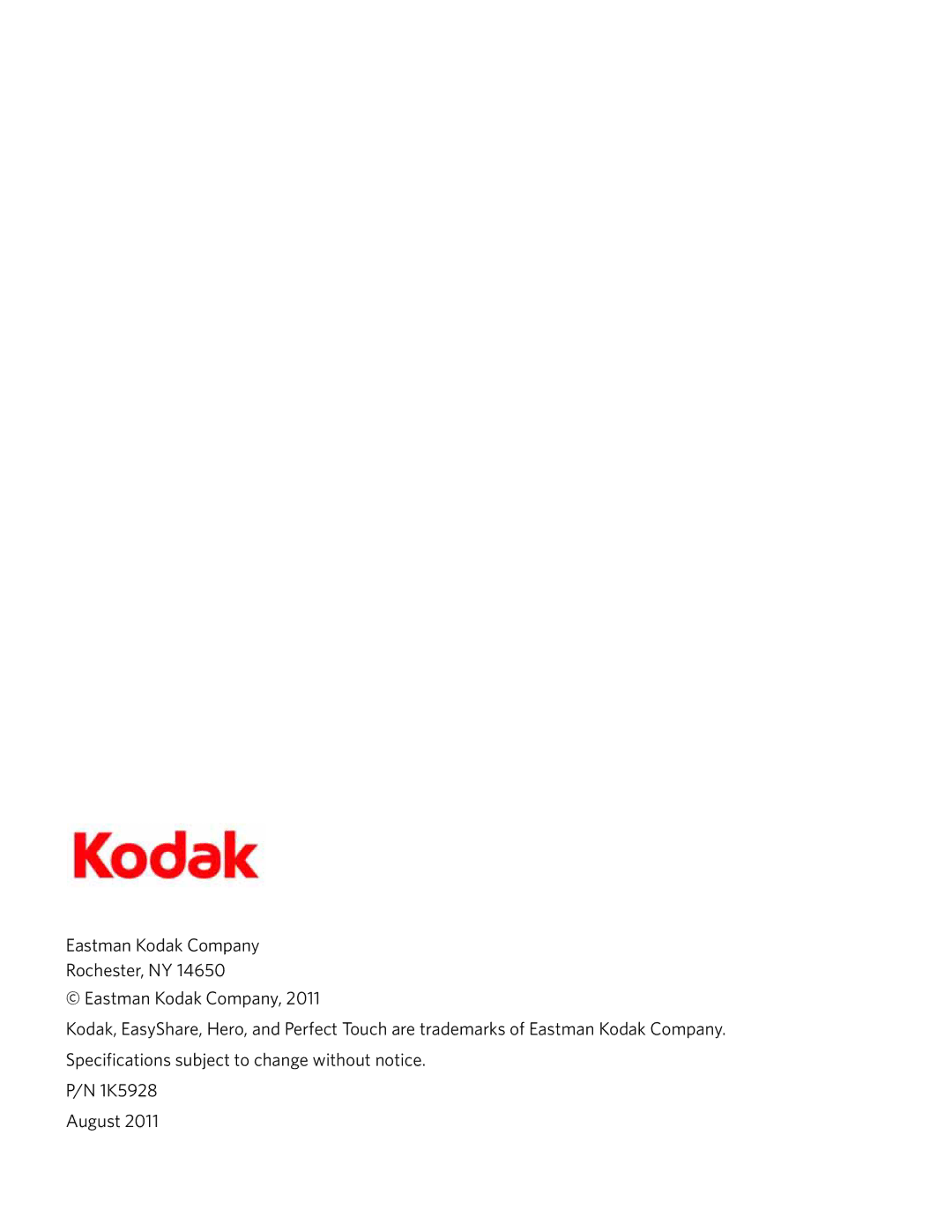 Kodak 9.1 manual 