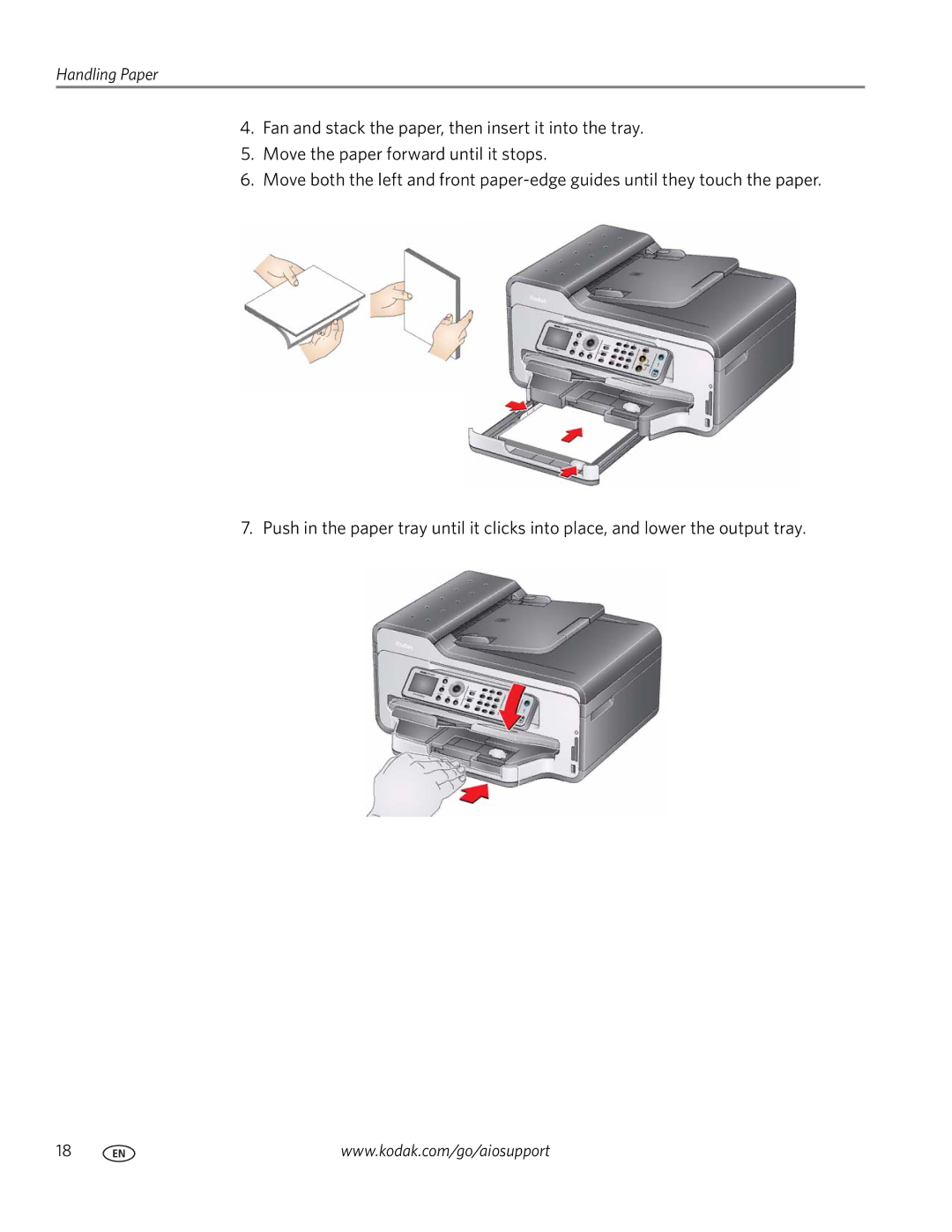 Kodak 9200 manual Handling Paper 