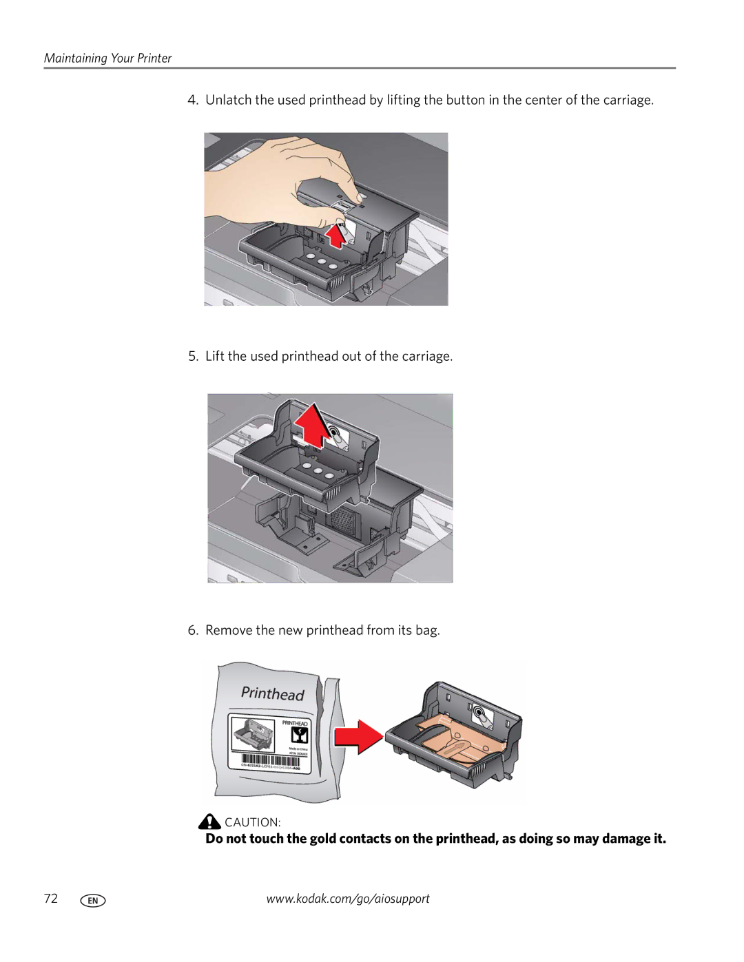 Kodak 9200 manual Maintaining Your Printer 