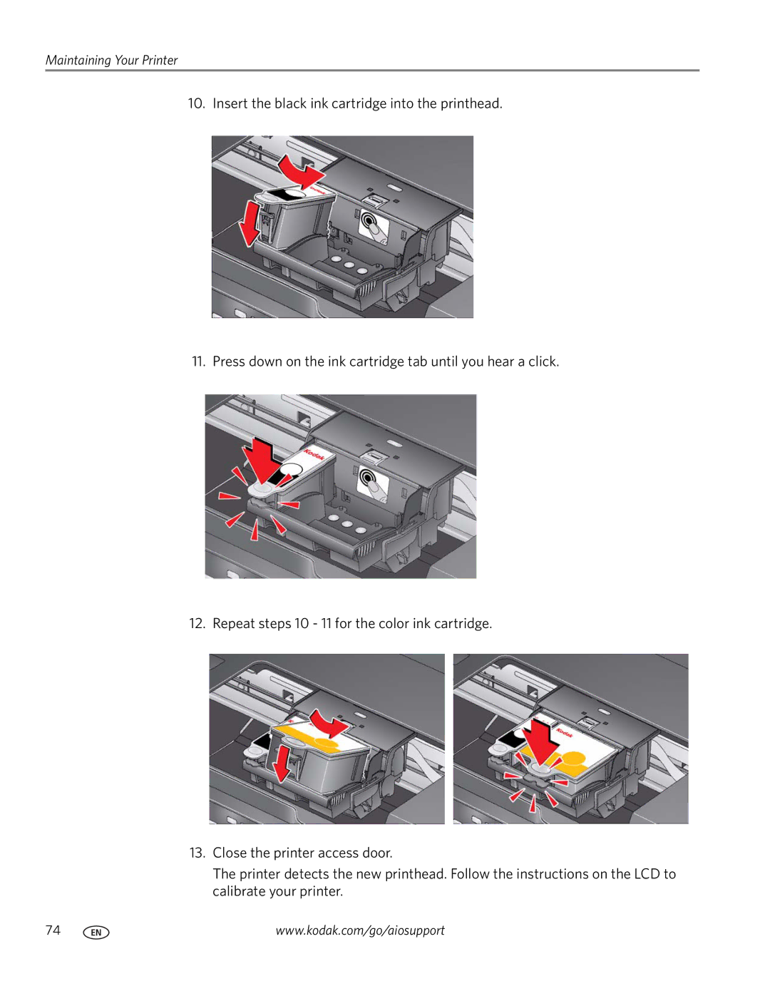 Kodak 9200 manual Maintaining Your Printer 