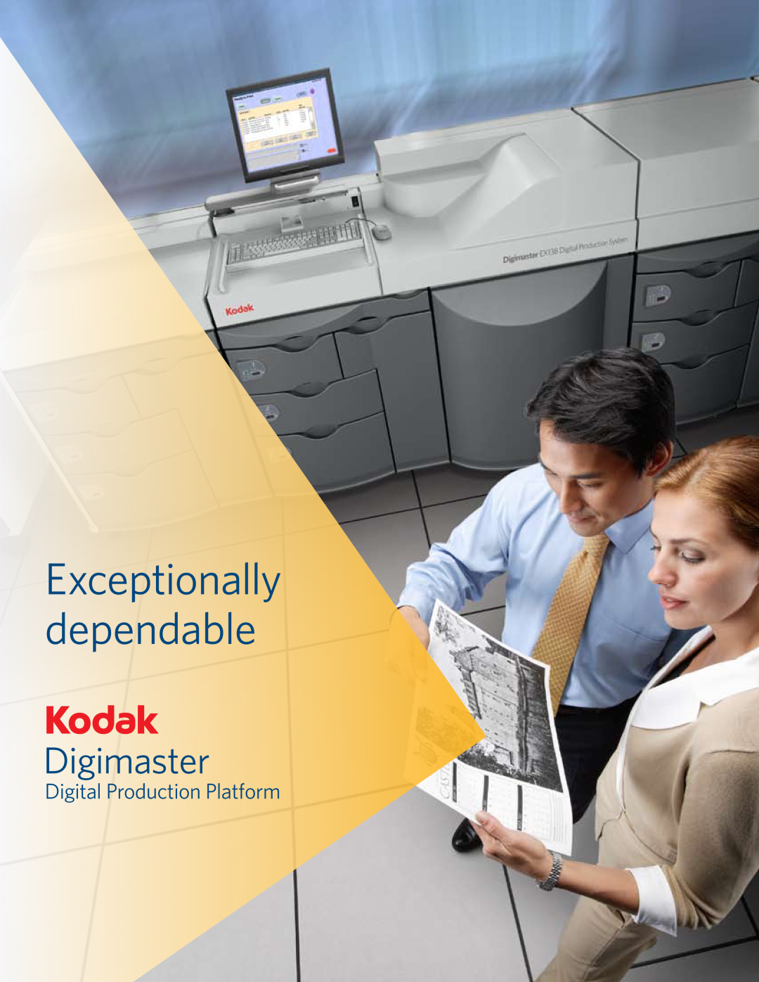 Kodak All in One Printer manual Exceptionally dependable, Digimaster, Digital Production Platform 