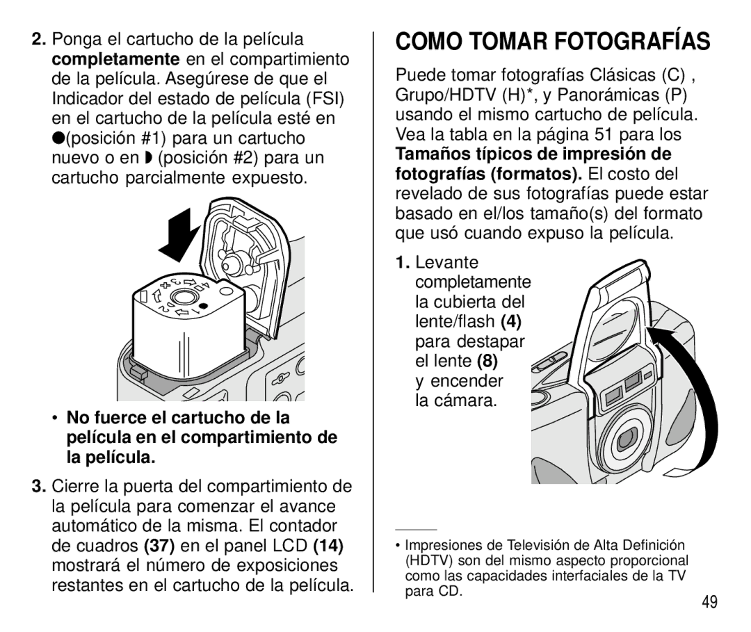 Kodak C 750 manual Como Tomar Fotografías 