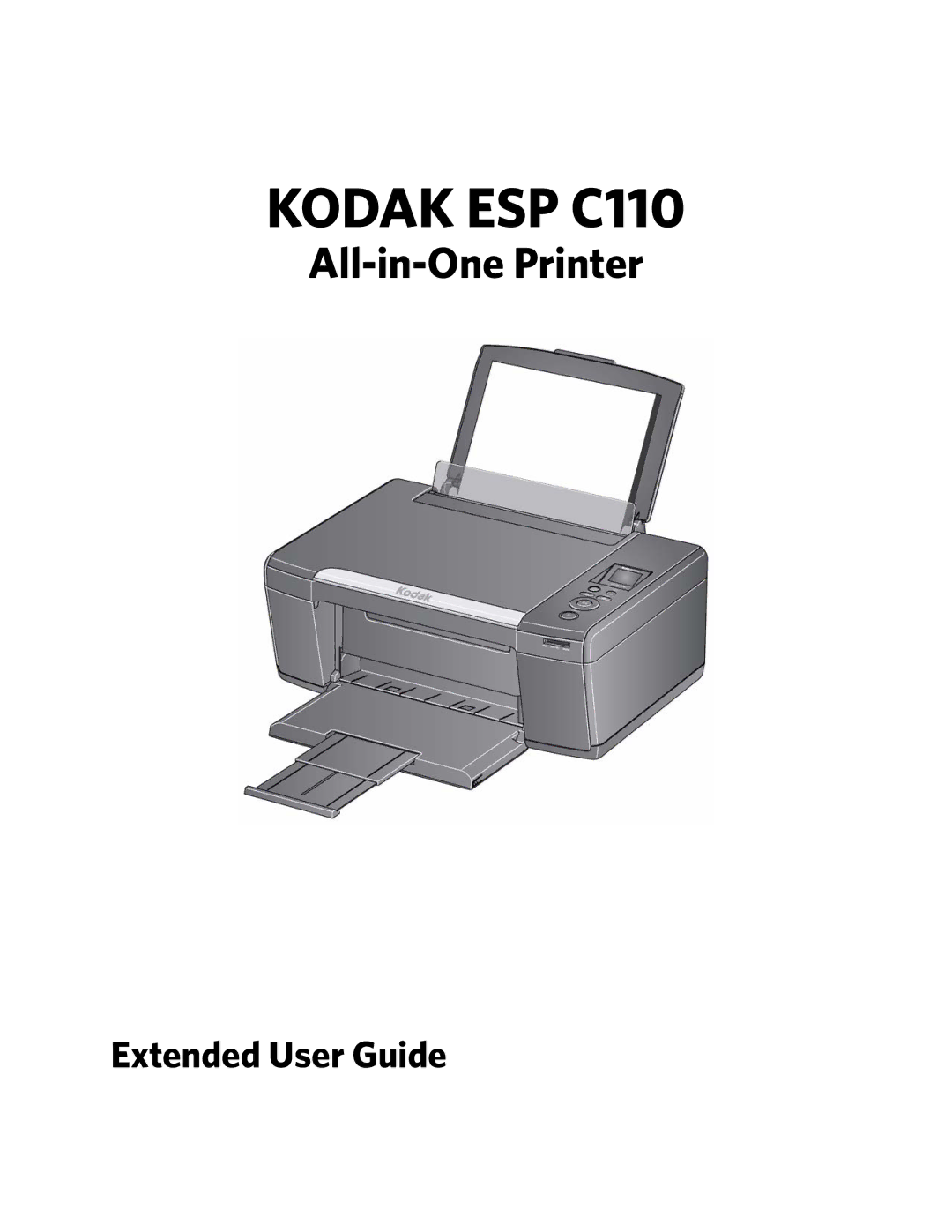 Kodak manual Kodak ESP C110, Extended User Guide 