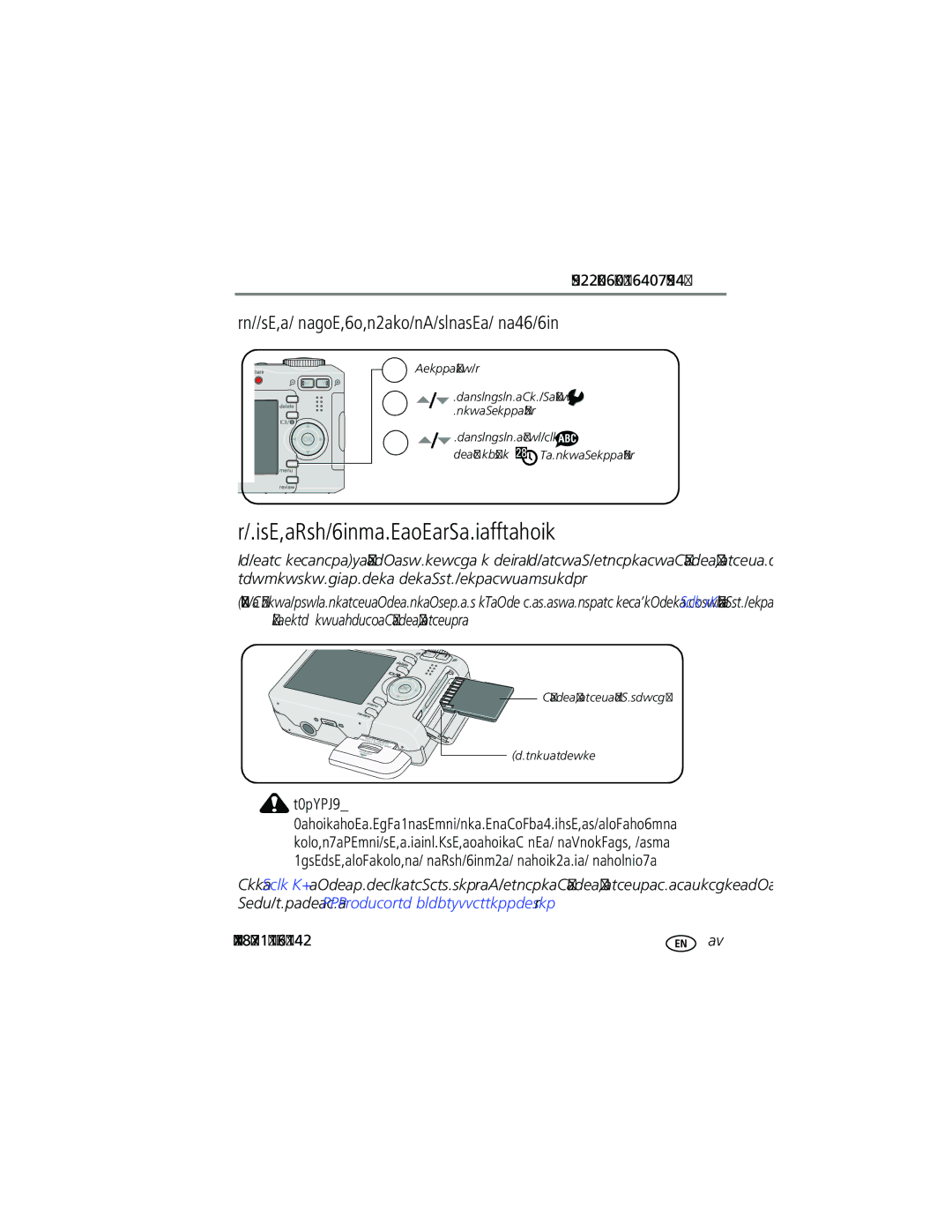 Kodak C633 manual Storing pictures on an SD or MMC card, Setting the language, date/time in the future 