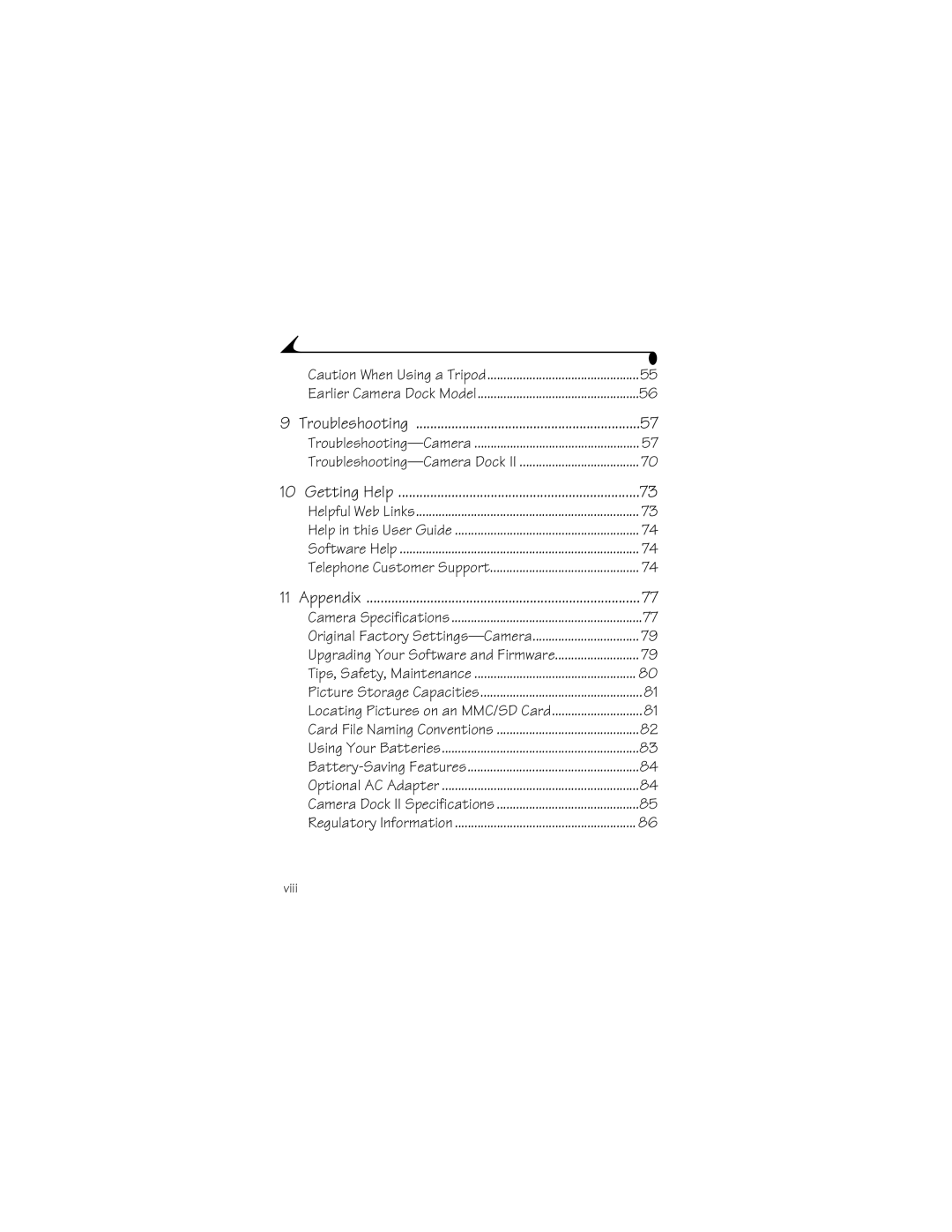 Kodak CX4210 manual Troubleshooting 