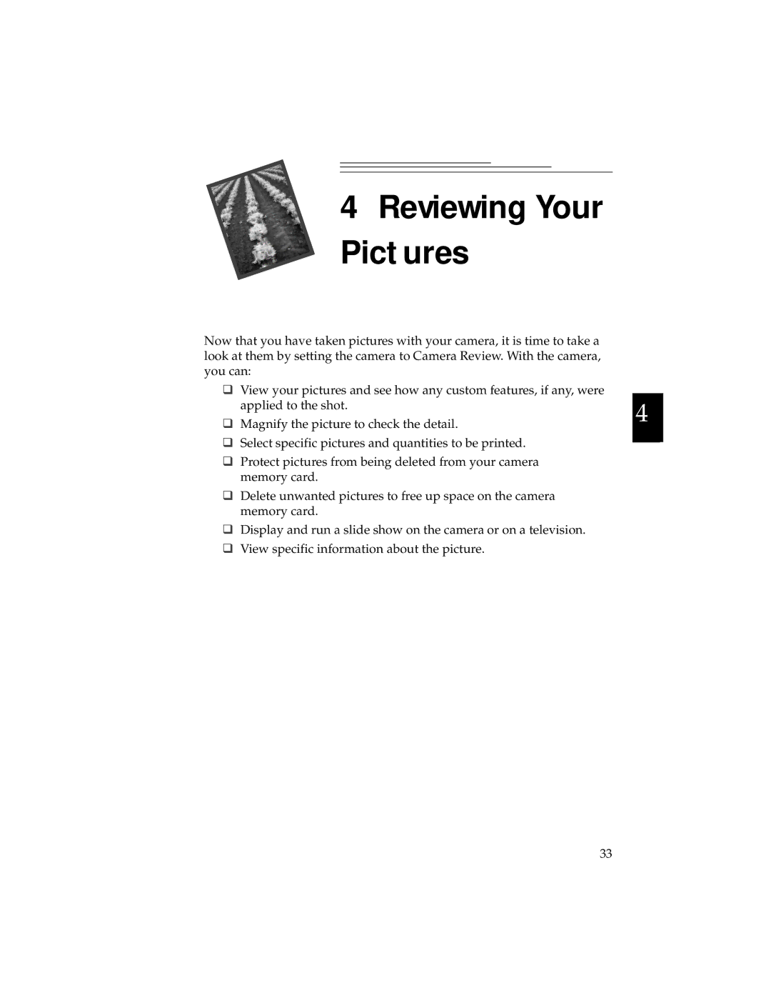 Kodak DC280, DC240 manual Reviewing Your Pictures 