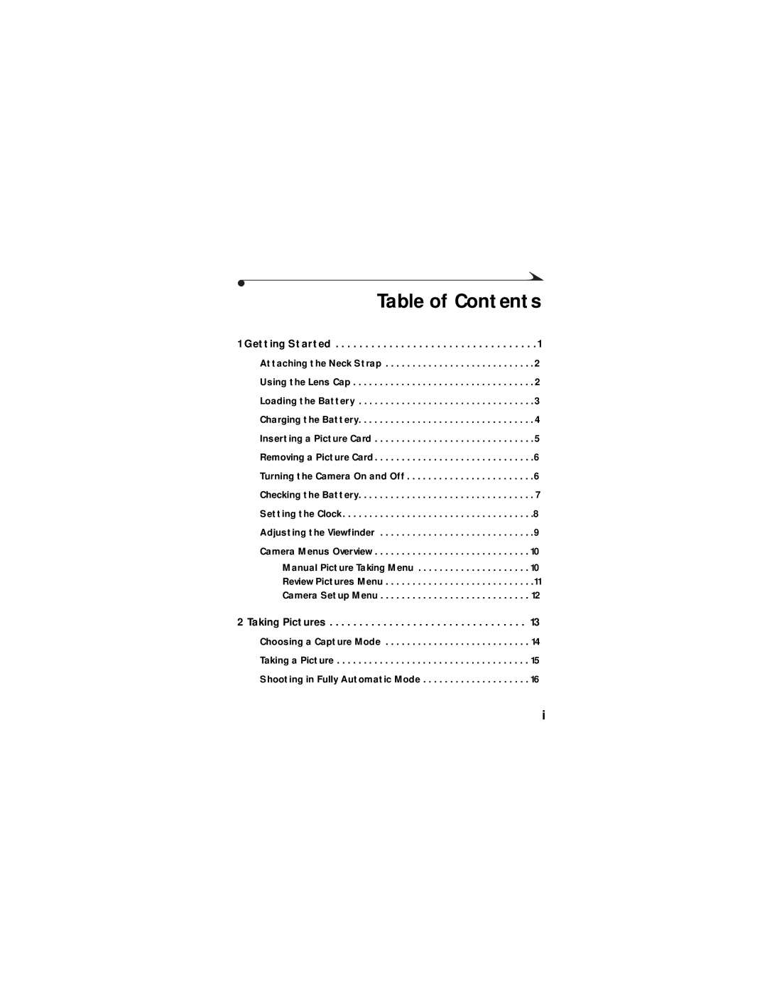 Kodak DC4800 manual Table of Contents 