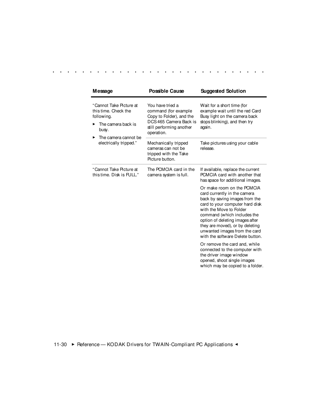 Kodak DCS 465 user manual Take pictures using your cable 