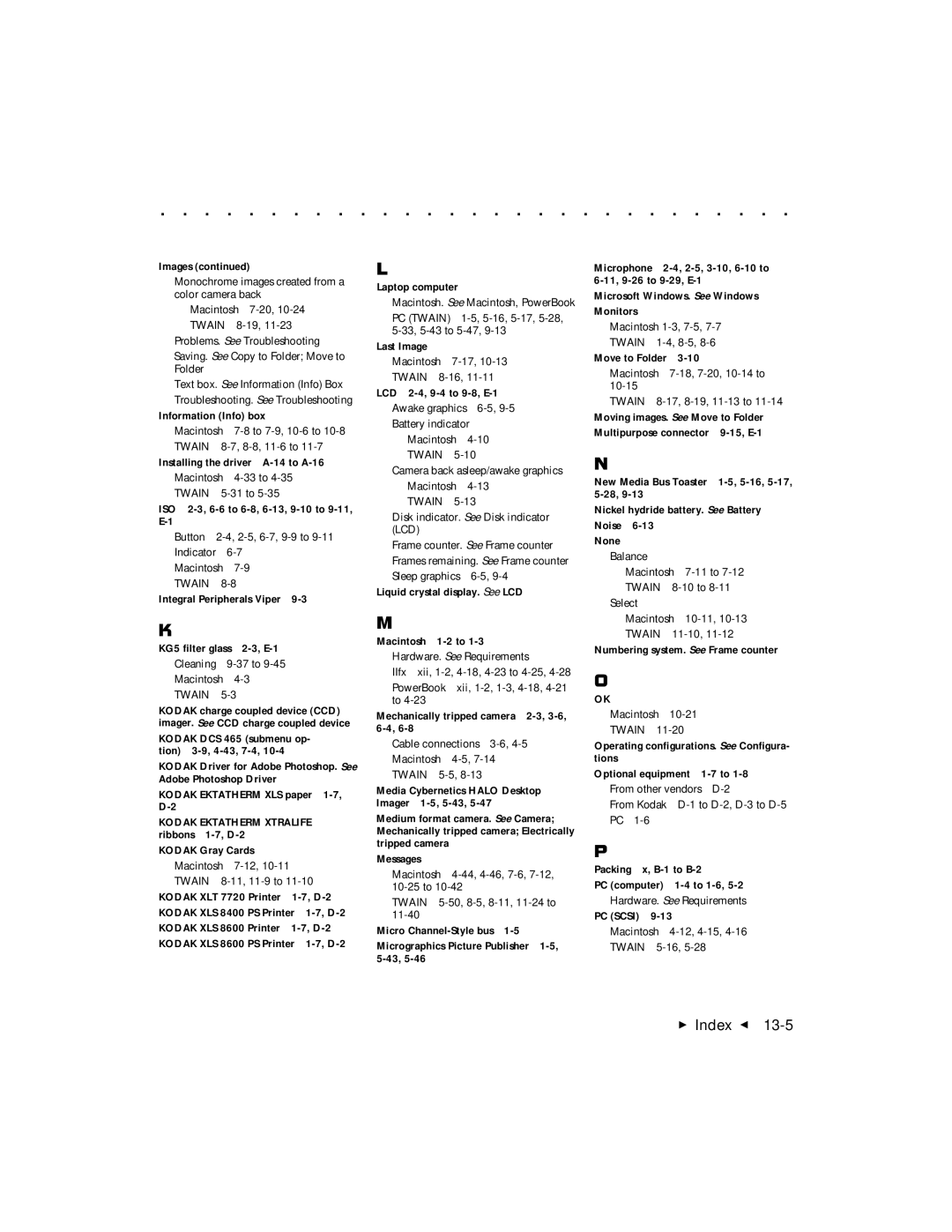 Kodak DCS 465 user manual PC Scsi 