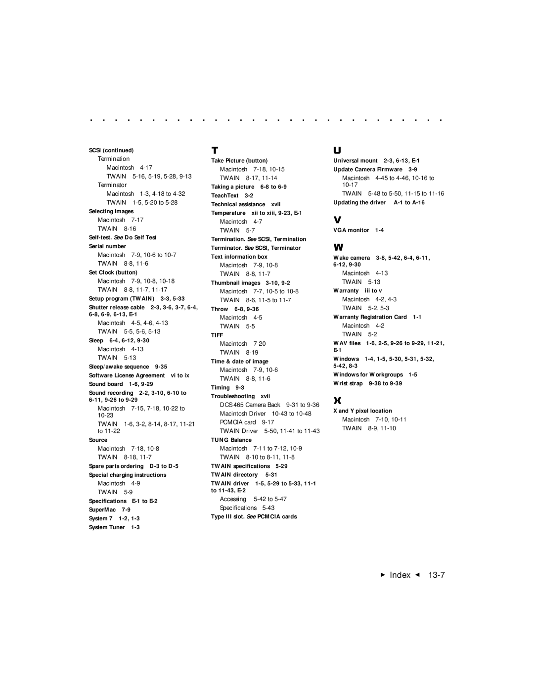 Kodak DCS 465 user manual Tiff 