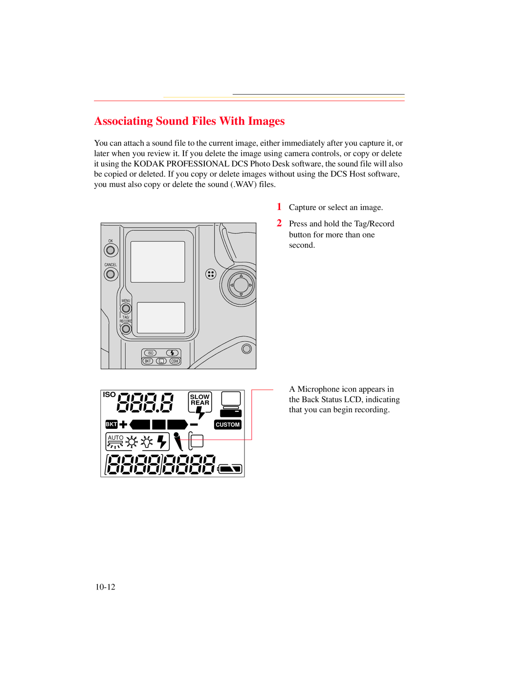 Kodak DCS 700 manual Associating Sound Files With Images 