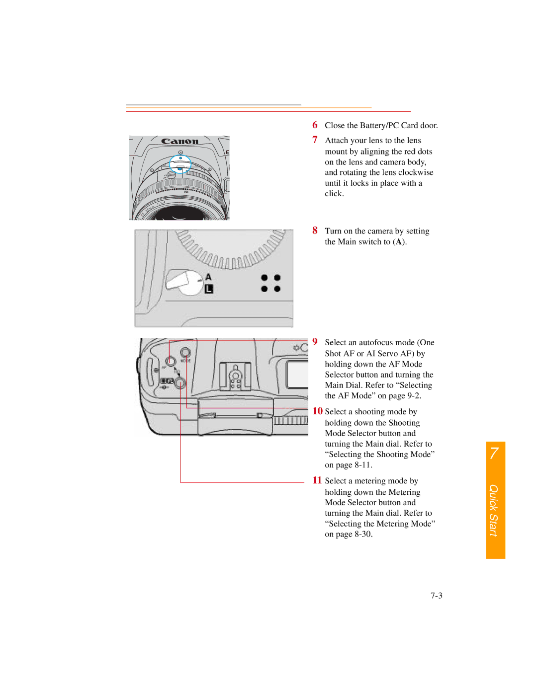 Kodak DCS500 manual Quick Start 