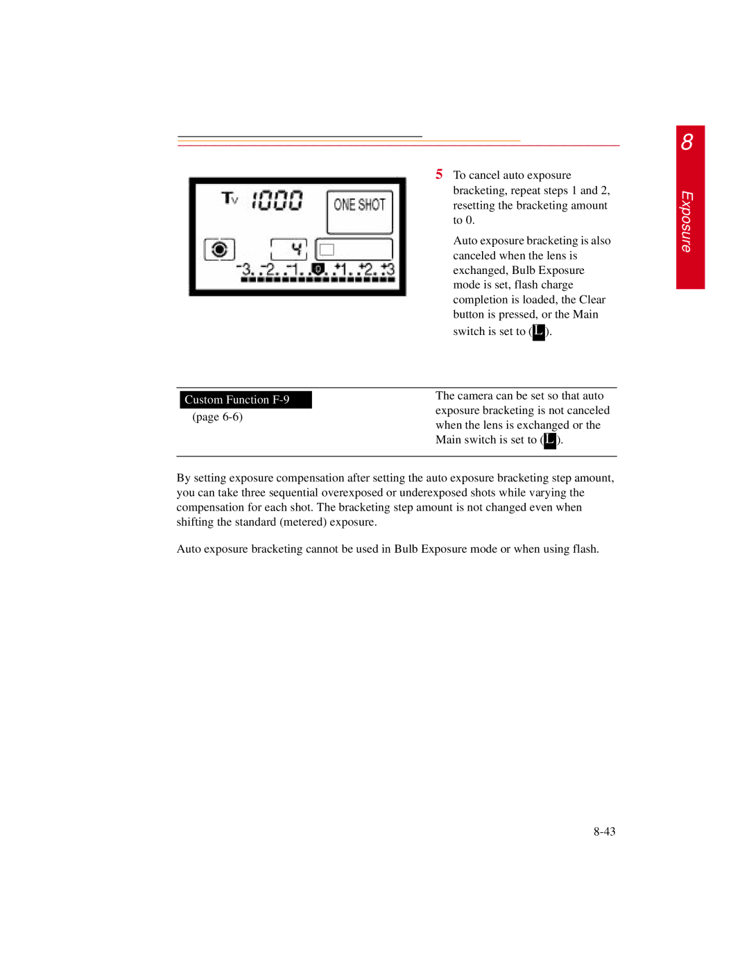 Kodak DCS500 manual Camera can be set so that auto 