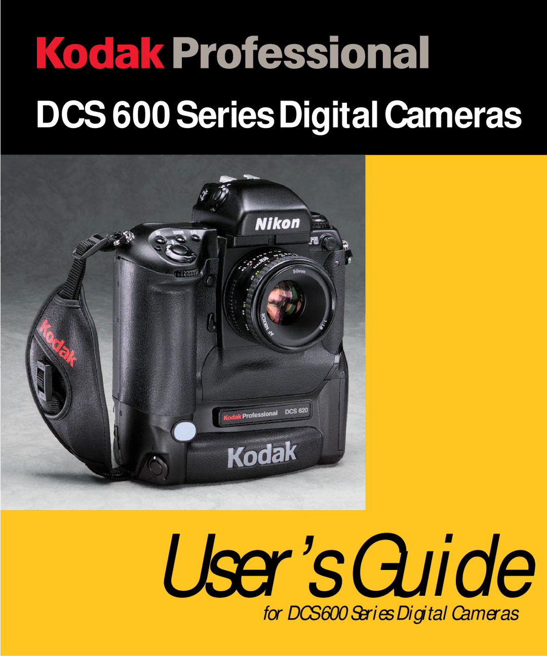 Kodak DCS600 manual User’s Guide 