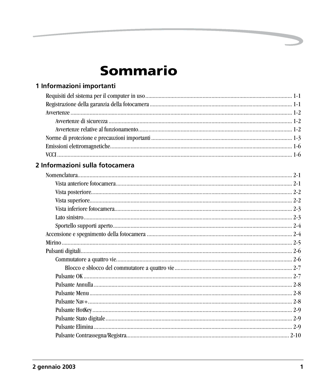 Kodak DCSPRO14N manual Informazioni importanti, Informazioni sulla fotocamera 