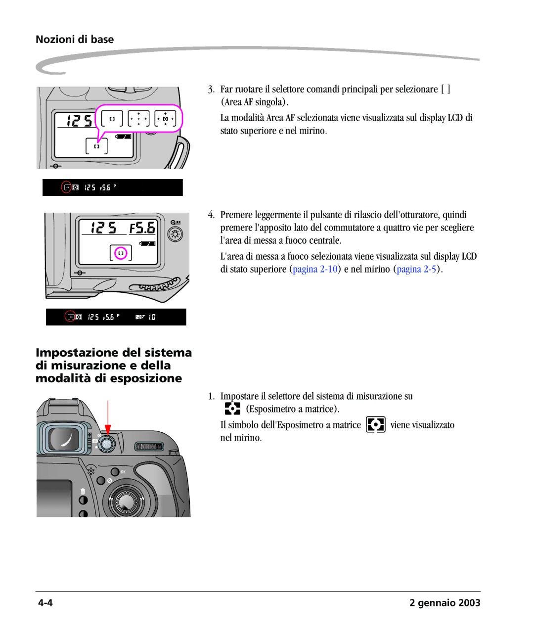 Kodak DCSPRO14N manual Nozioni di base 