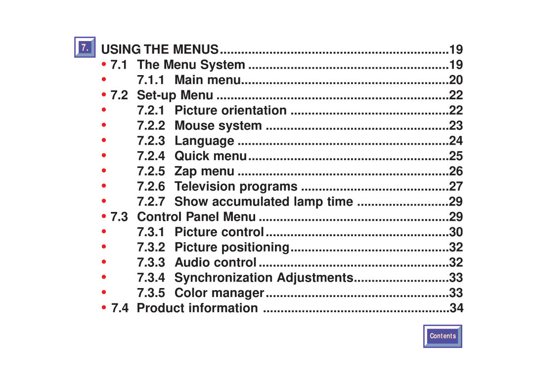 Kodak DP1050 manual Using the Menus 