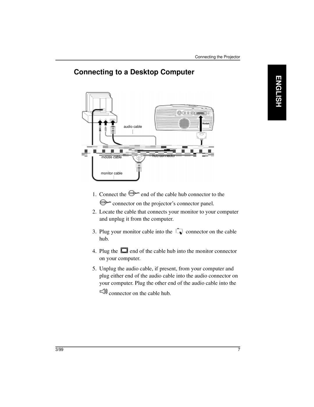 Kodak DP1100, DP900 manual Connecting to a Desktop Computer 