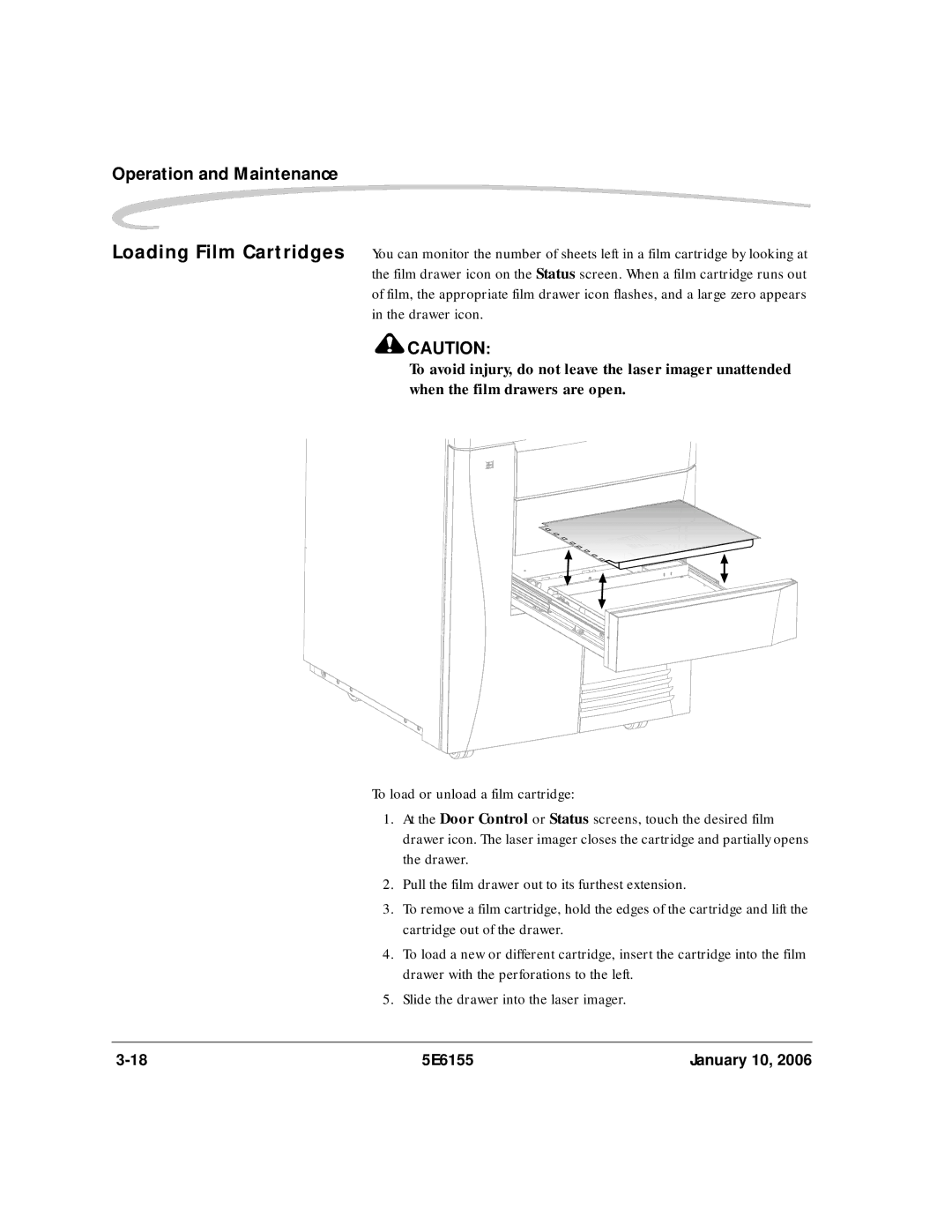 Kodak DryView 8900 manual Operation and Maintenance 