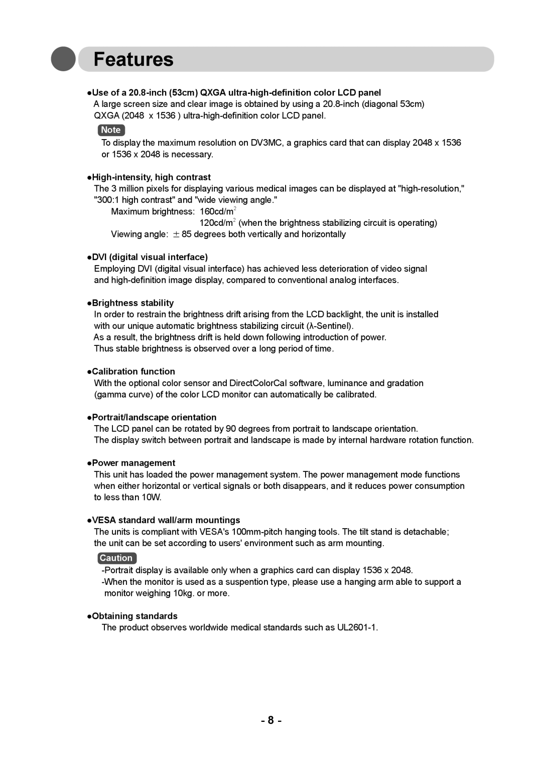 Kodak DV3MC user manual Features 