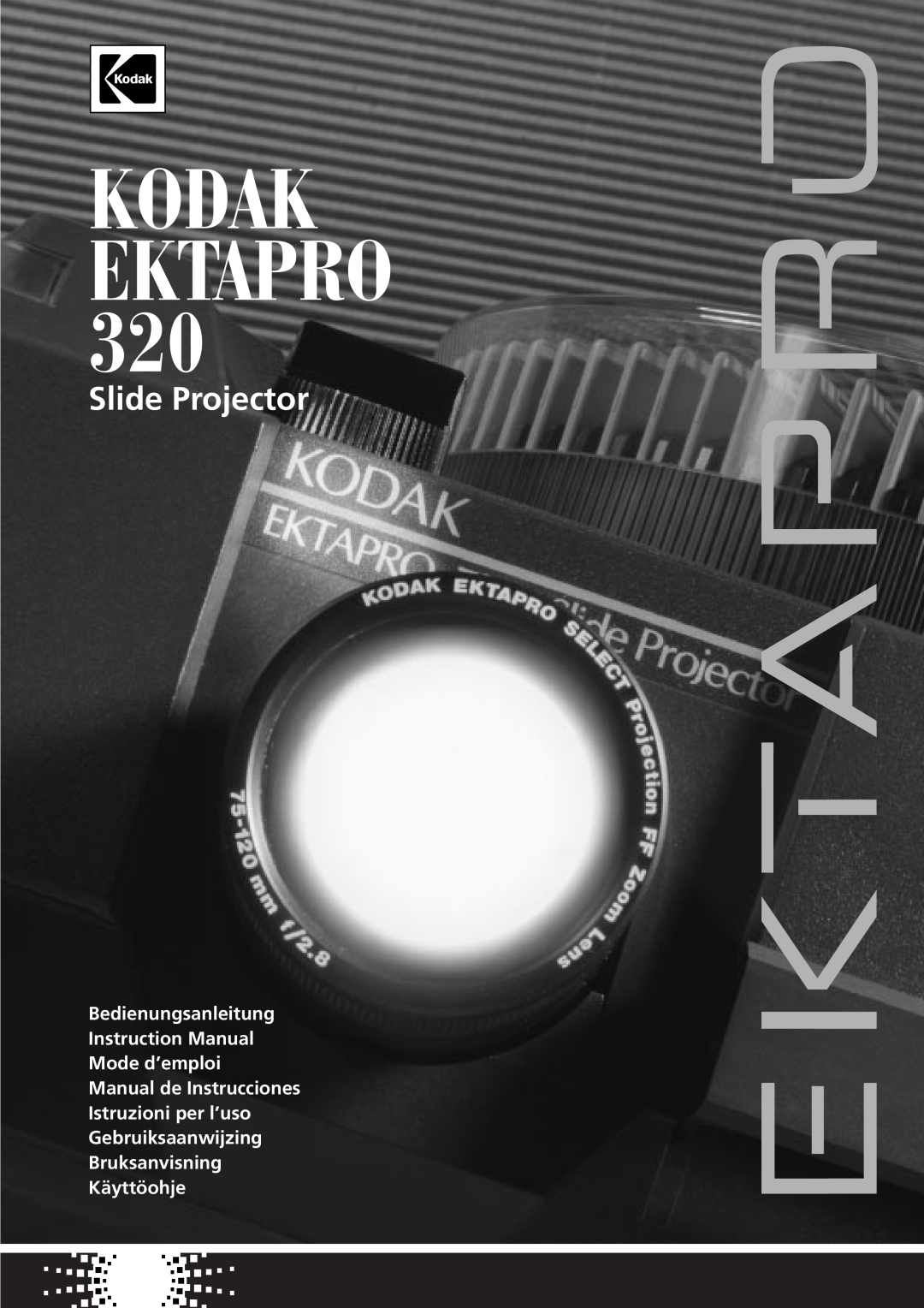 Kodak EKTAPRO instruction manual Kodak Ektapro, Slide Projector 