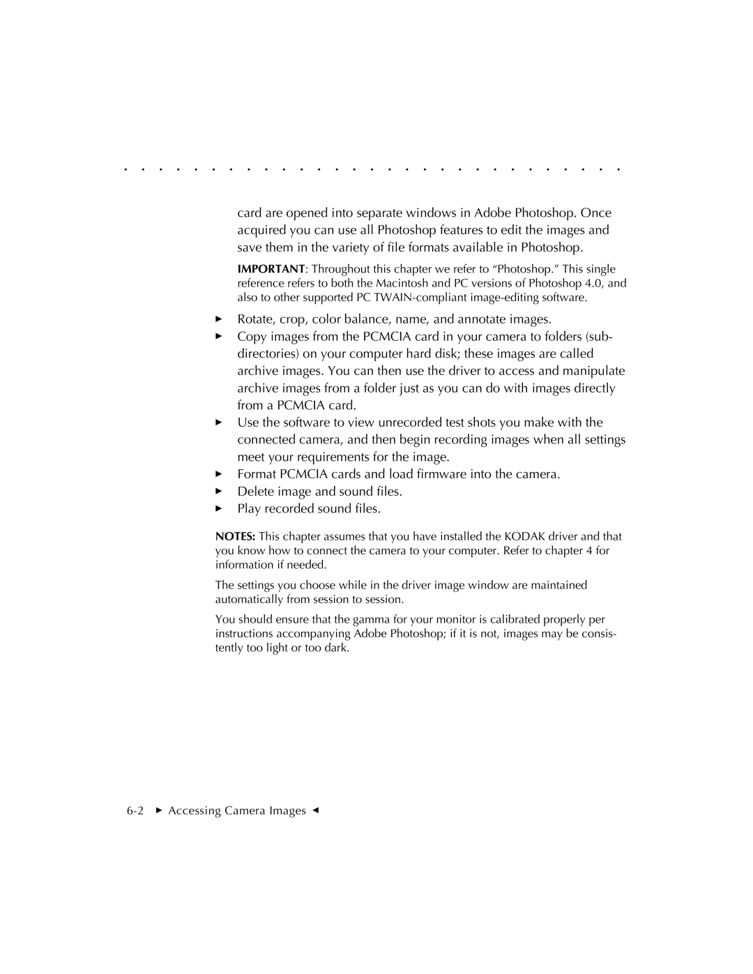 Kodak EOSDCS 3, EOSDCS 5, EOSDCS 1 user manual 