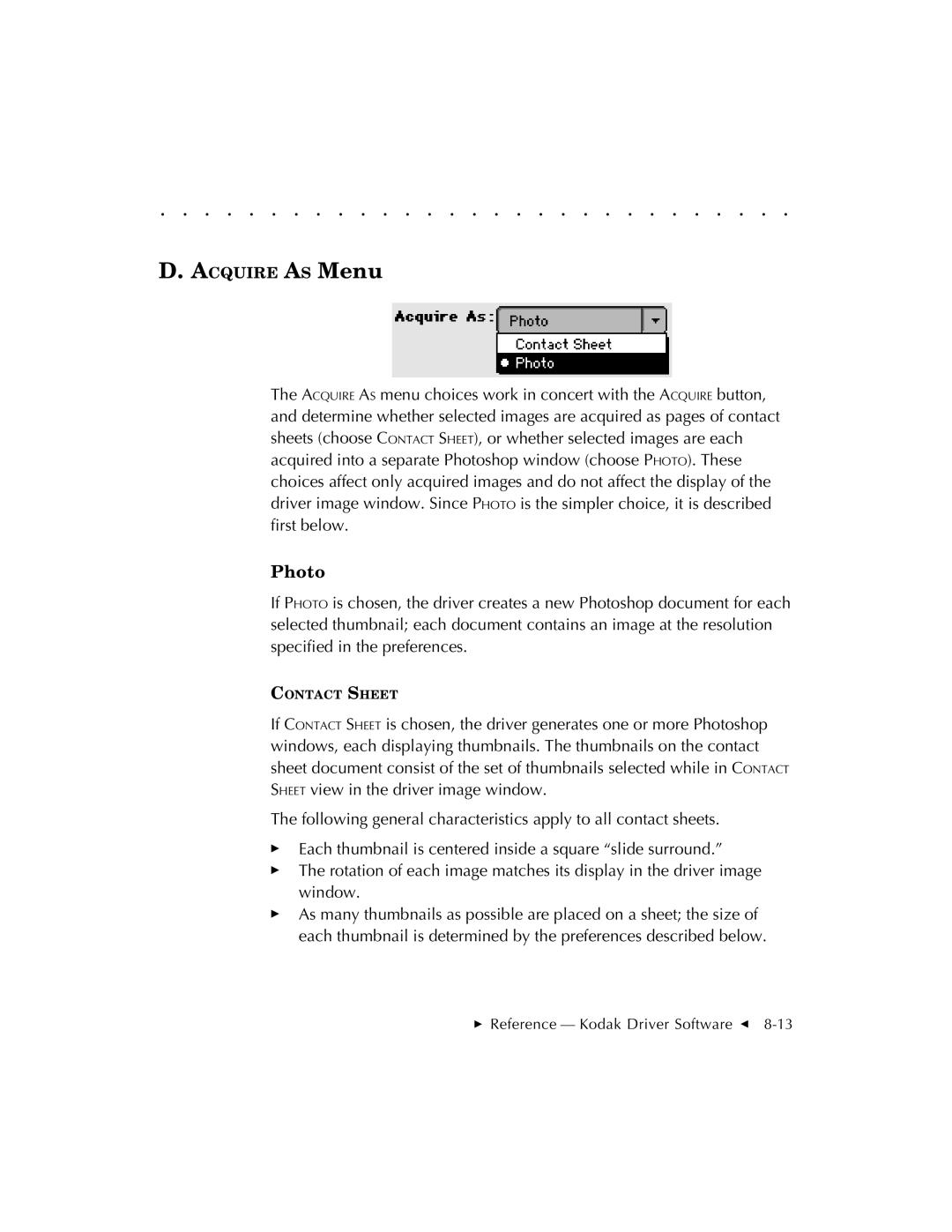 Kodak EOSDCS 5, EOSDCS 3, EOSDCS 1 user manual Photo 