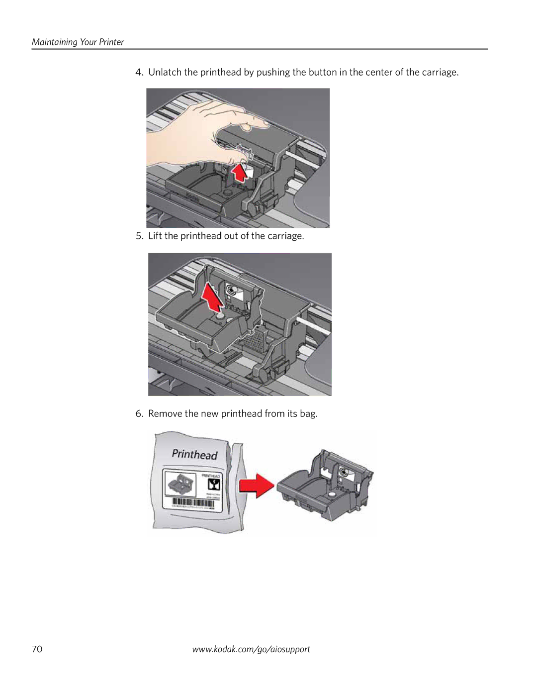 Kodak ESP 1.2 manual Maintaining Your Printer 