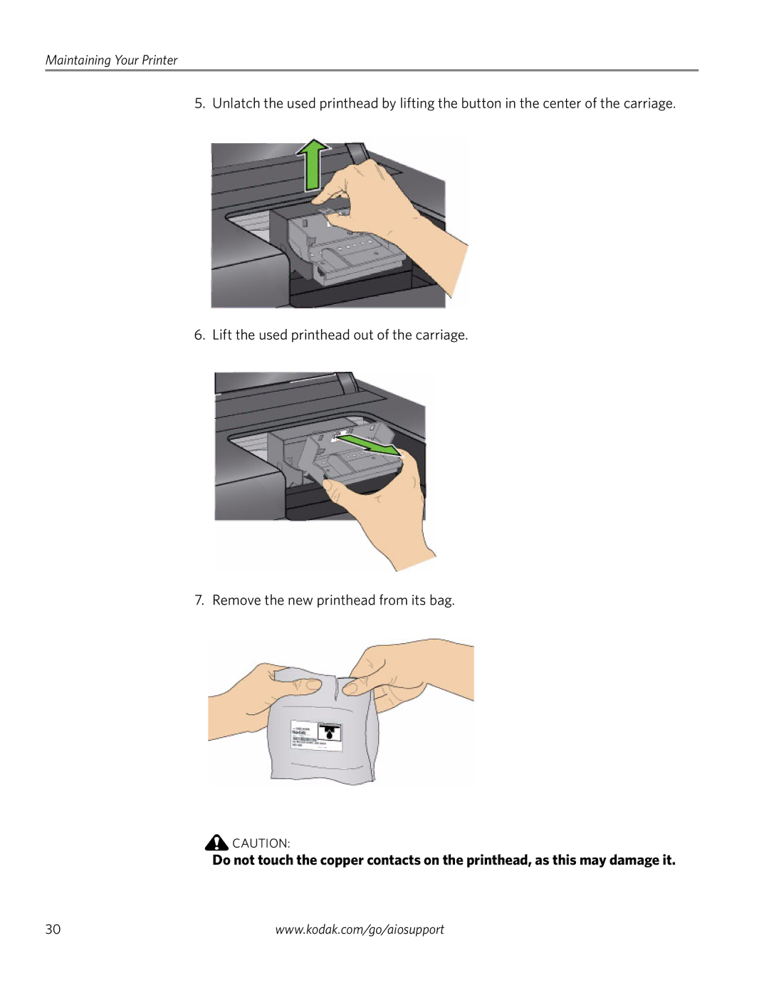 Kodak ESP 3260, ESP 3200 Series, ESP 3250 manual Maintaining Your Printer 