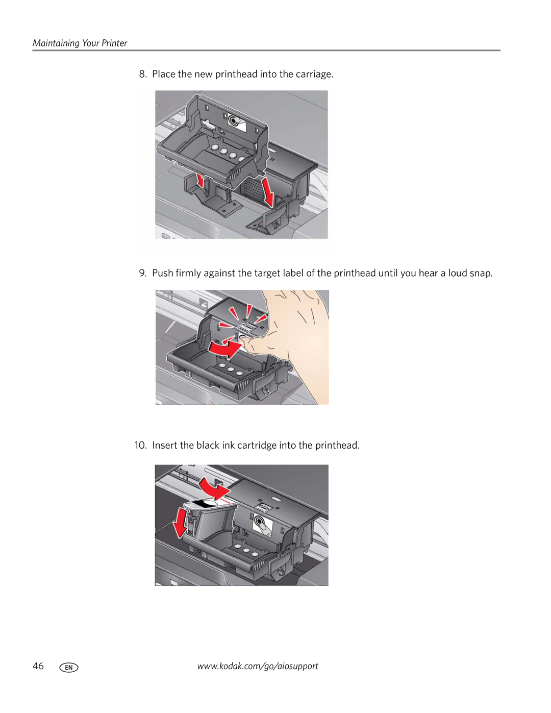 Kodak ESP 5200 manual Maintaining Your Printer 