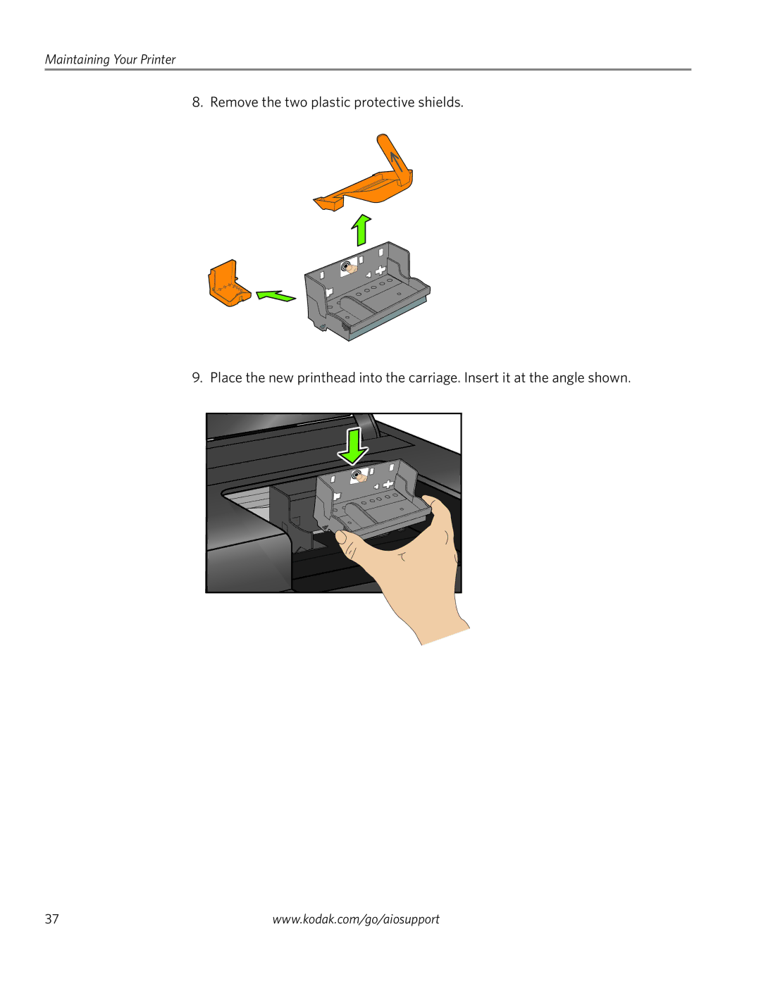 Kodak ESP 5260, ESP 5250, ESP 5200 Series manual Maintaining Your Printer 