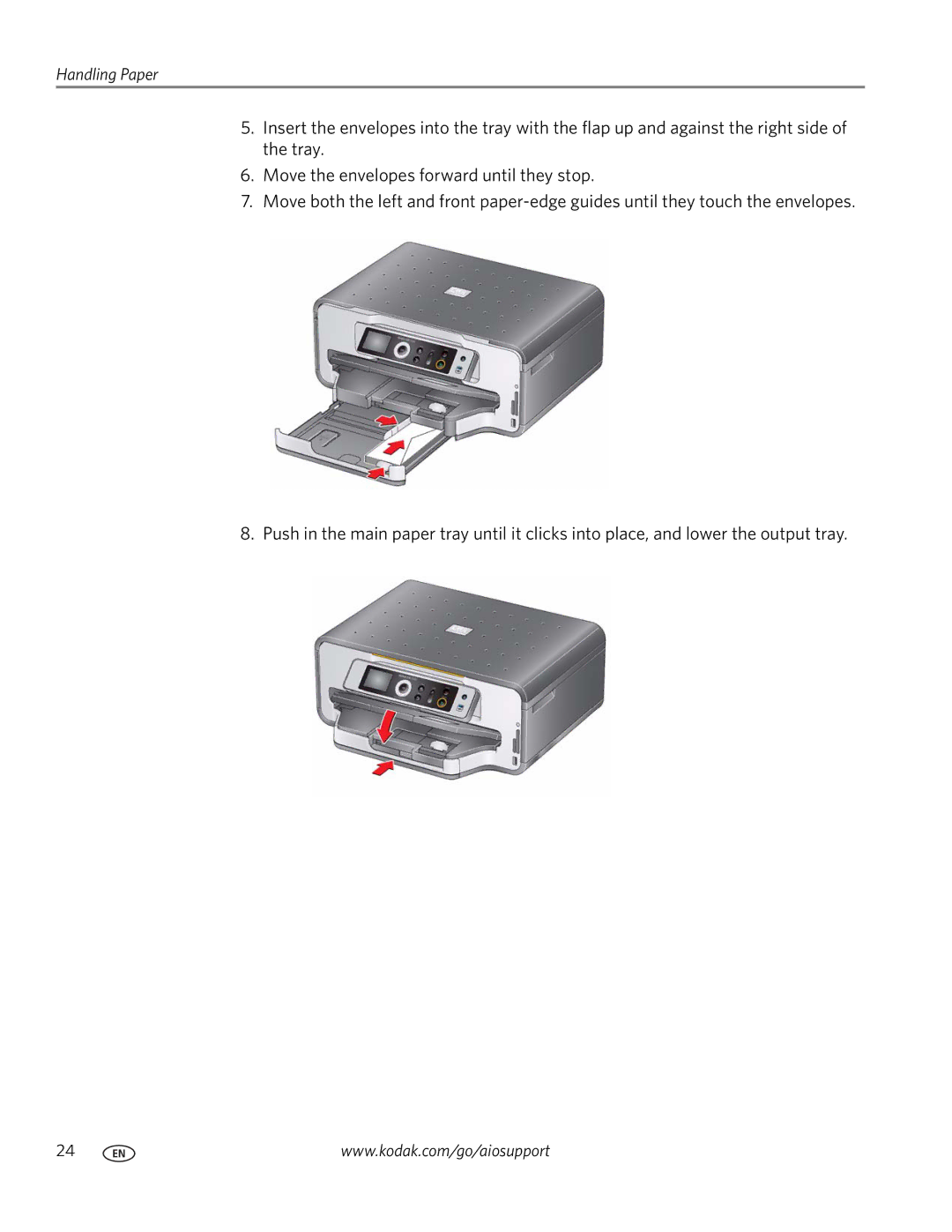 Kodak ESP 7200 Series manual Handling Paper 