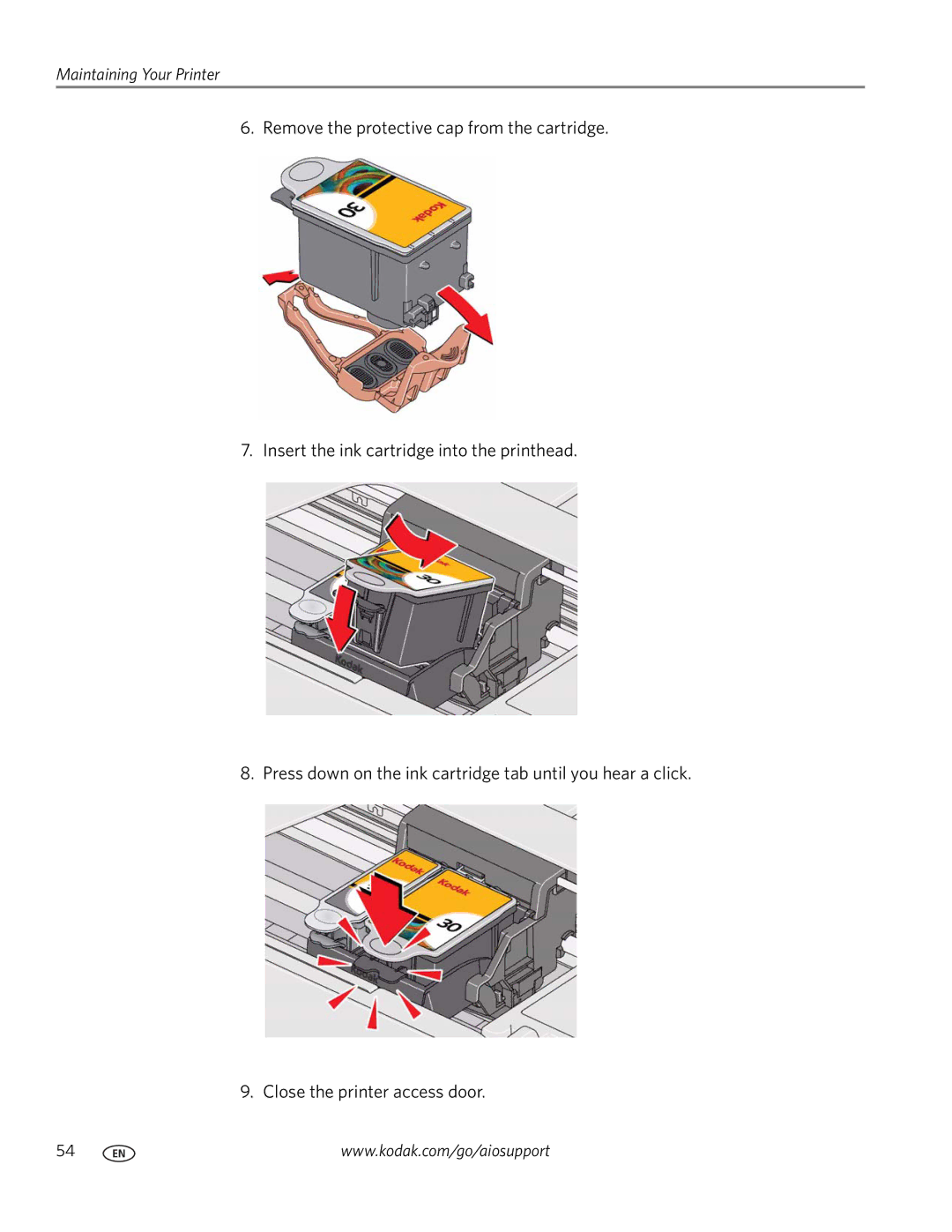 Kodak ESP C315 manual Maintaining Your Printer 