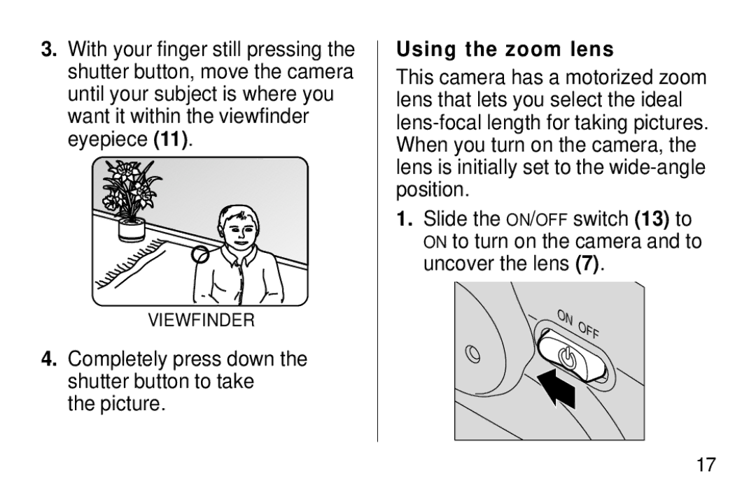 Kodak F620 Zoom manual Until your, Using the zoom lens 