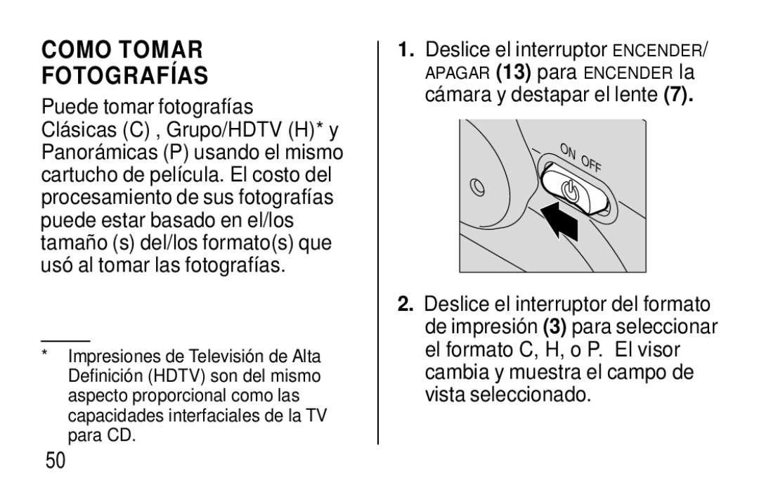 Kodak F620 Zoom manual Como Tomar Fotografías 