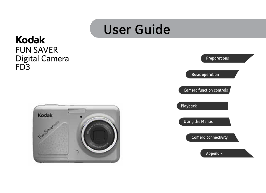 Kodak FD3 appendix User Guide 