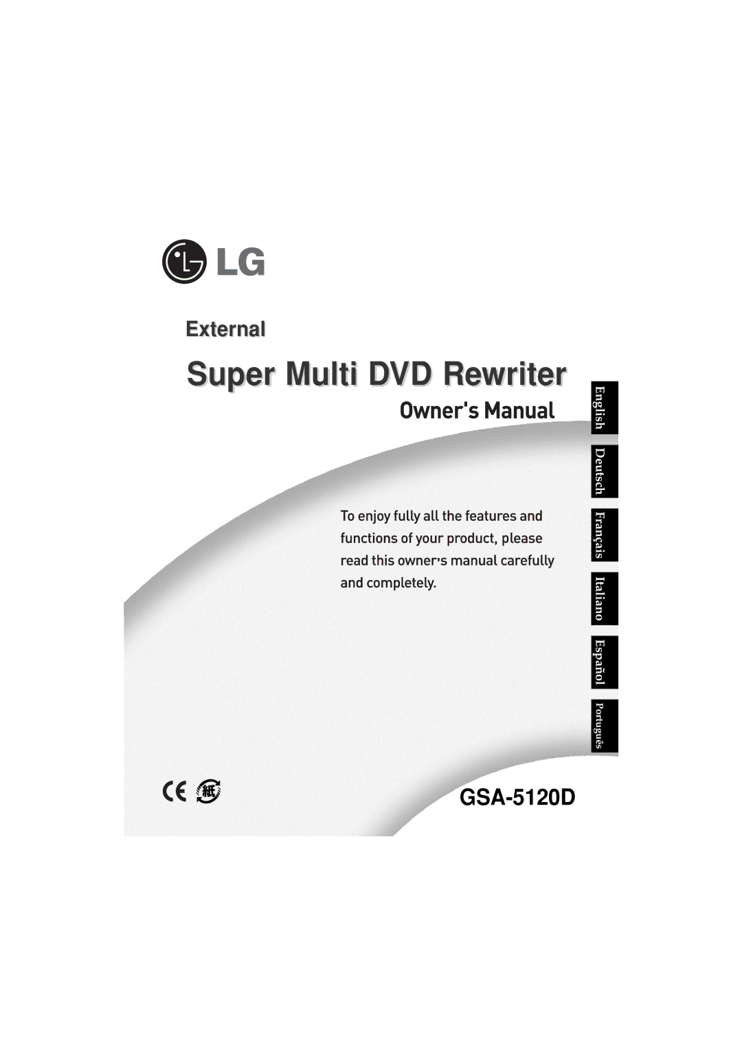 Kodak GSA-5120D manual Super Multi DVD Rewriter 