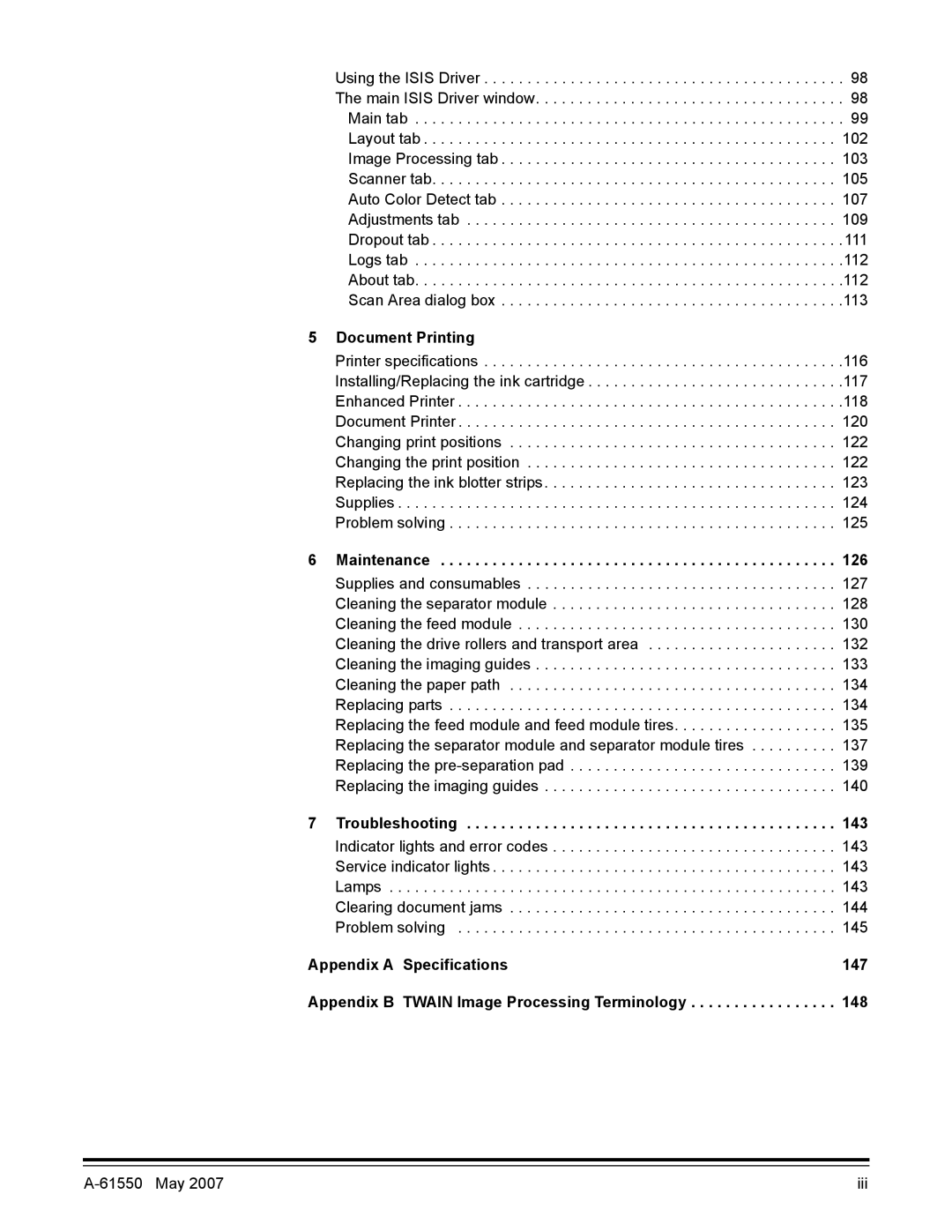 Kodak I1400 manual Document Printing 