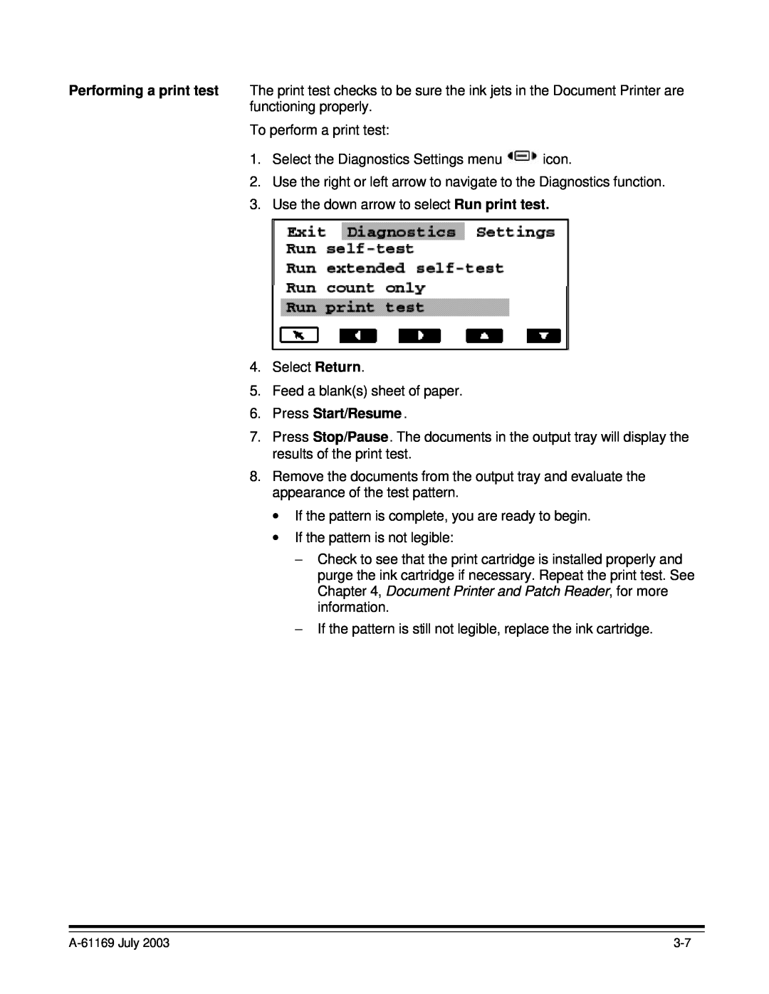Kodak i800 Series manual Press Start/Resume 