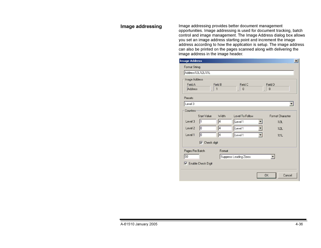 Kodak i800 Series manual Image addressing provides better document management 