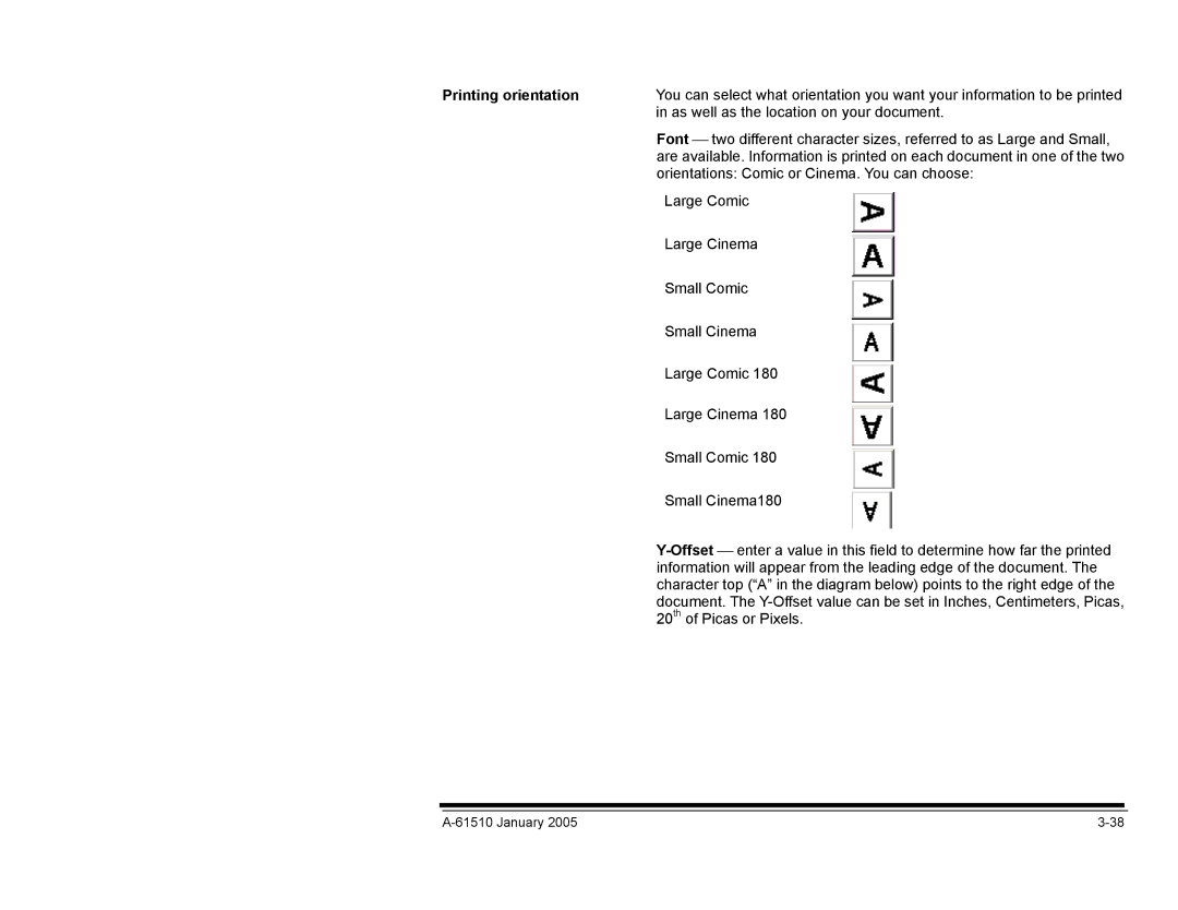 Kodak i800 Series manual Printing orientation 