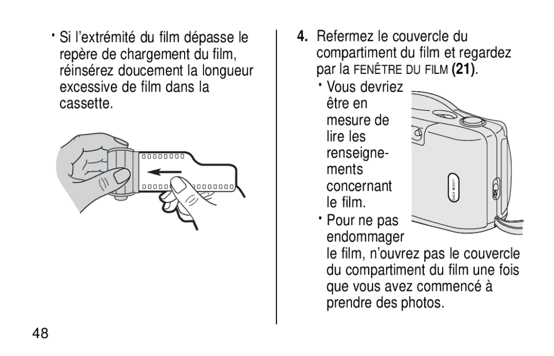 Kodak KB18 manual Le film 