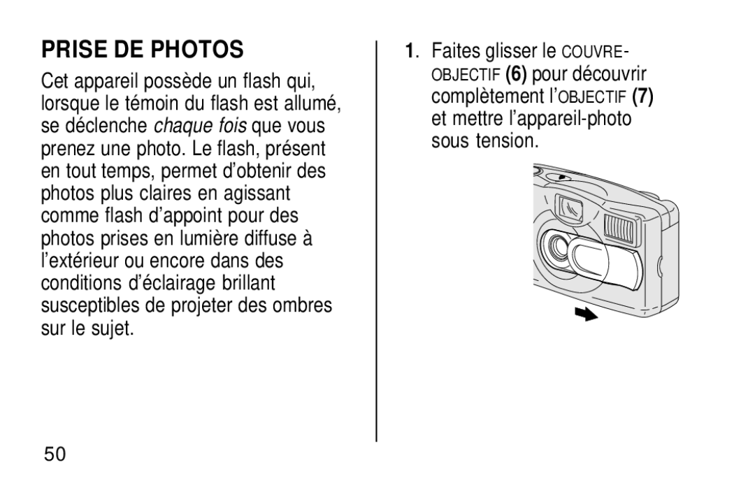 Kodak KB18 manual Prise DE Photos 